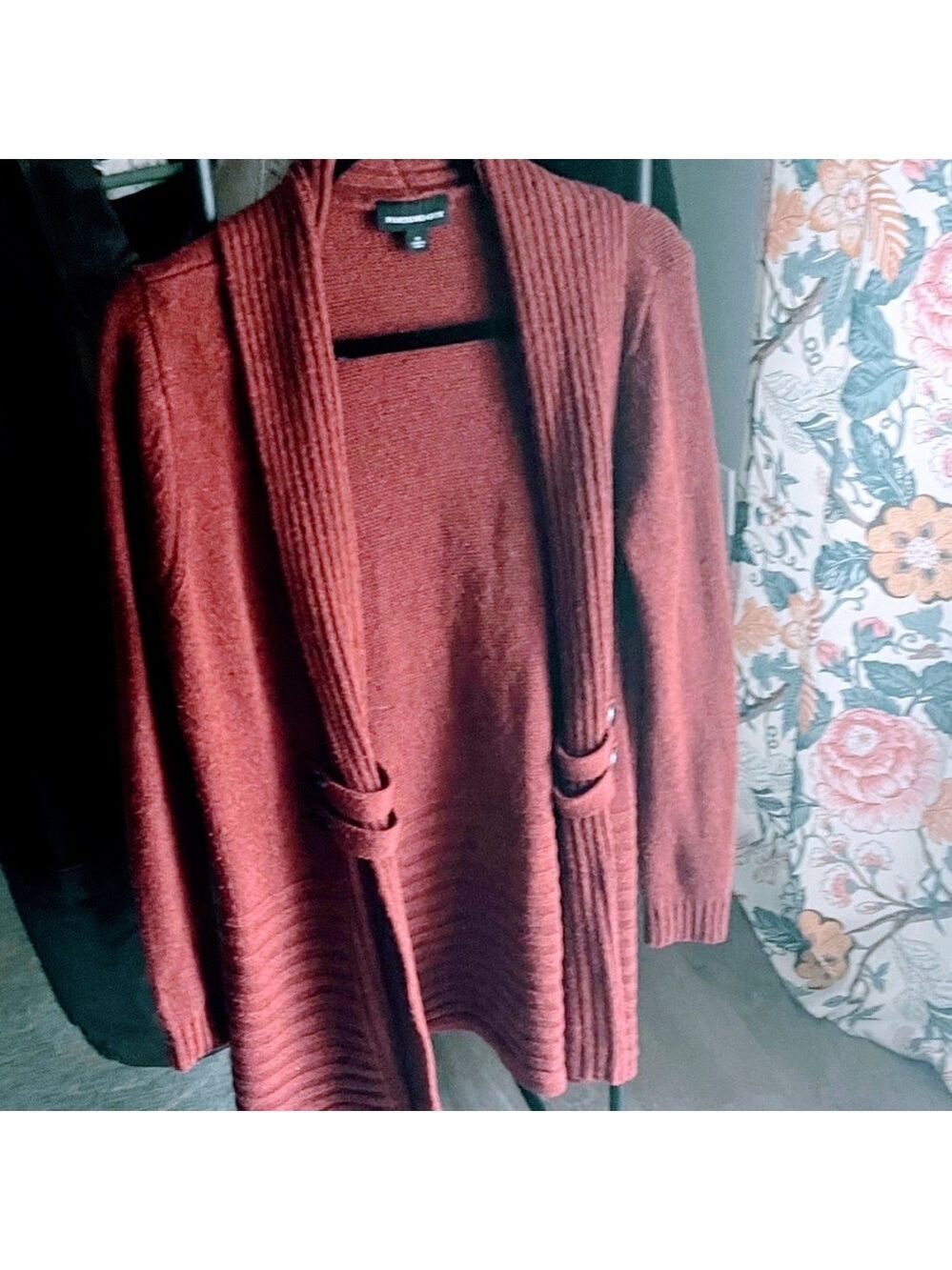 Fortune and Ivy Elegant Women's Rust Cardigan NWOT